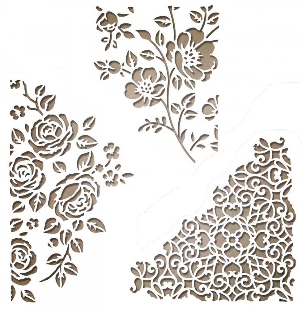 Sizzix Thinlits Mixed Media #5 3pk set #662688 Retail $24.99 designer Tim Holtz