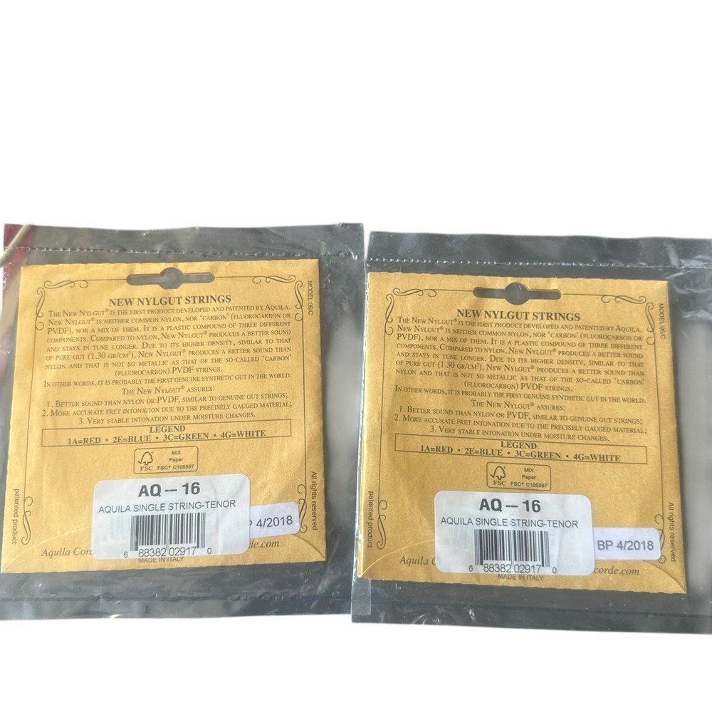 2 - Aquila AQ-16 Tenor Ukulele Single String Nylgut