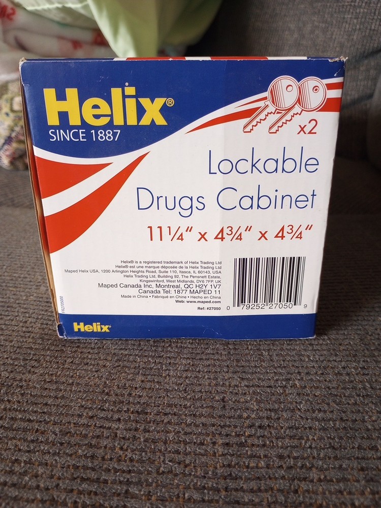 Helix Lockable Drugs Cabinet