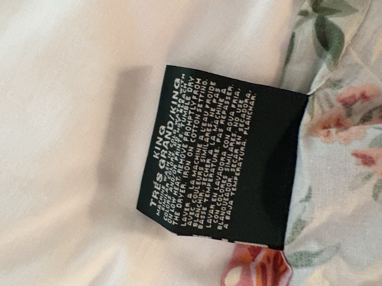 Ralph Lauren Toulouse King Bed Skirt Dust Ruffle - Pewter Excellent