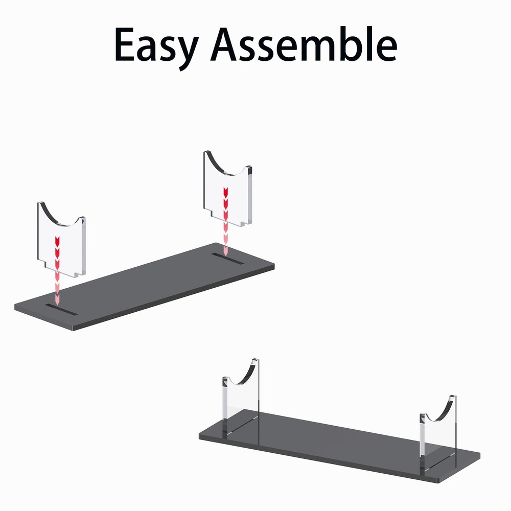 Acrylic Saber Stand – Multi-Function Display Stand for Swords, Daggers, Wands...