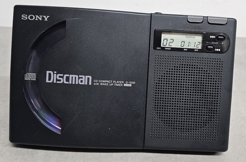 Sony Discman Cd Compact Player D-1000