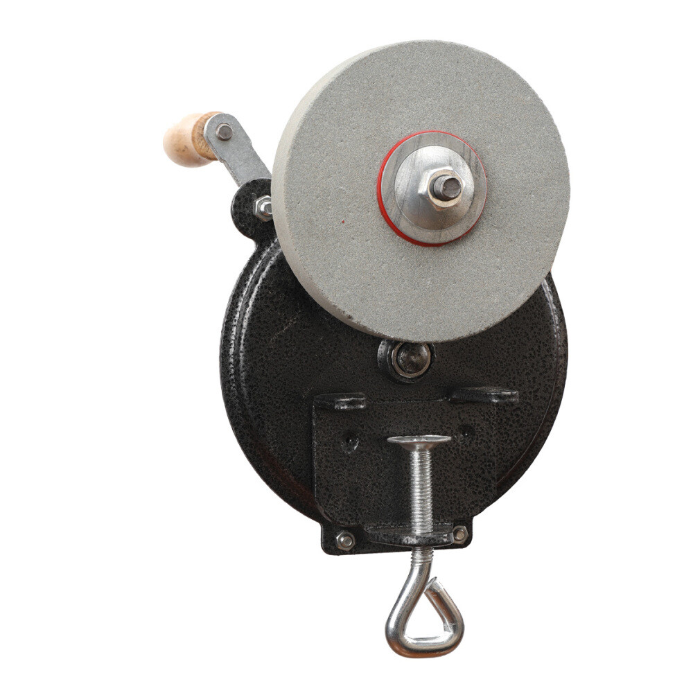 Hand-cranking Grinding Machine Kitchen Small Knife Sharpener Tool 6 Inches