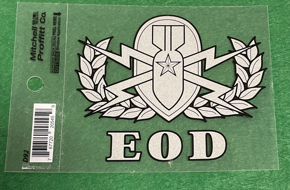 Decal - EOD - Ordnance Disposal Unit Decal - New