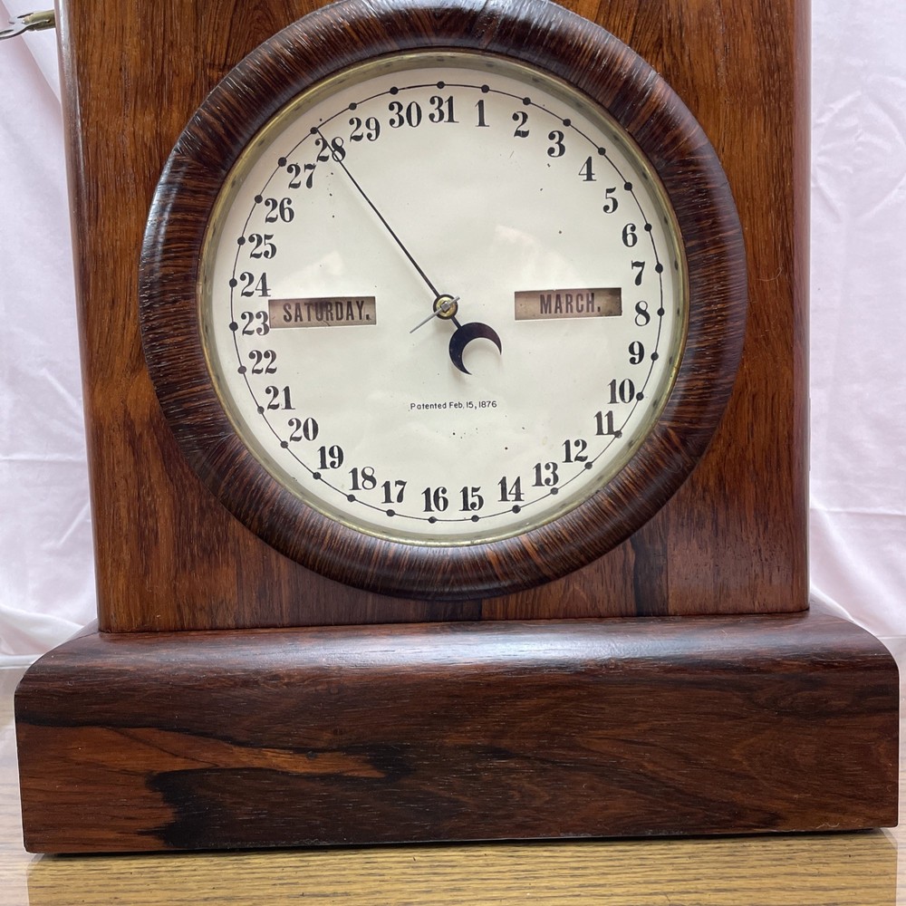 Seth Thomas 1875 parlor #3 Double Dial Calander Clock Very Nice Clean Clock ￼