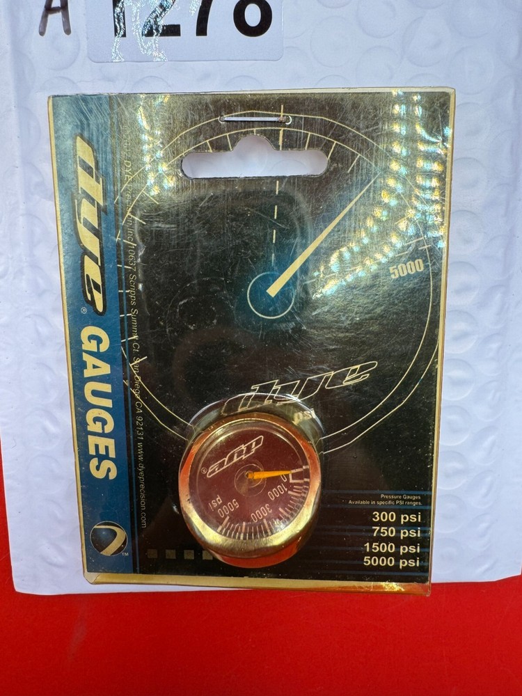 Dye 0-5000 Gauge NOS