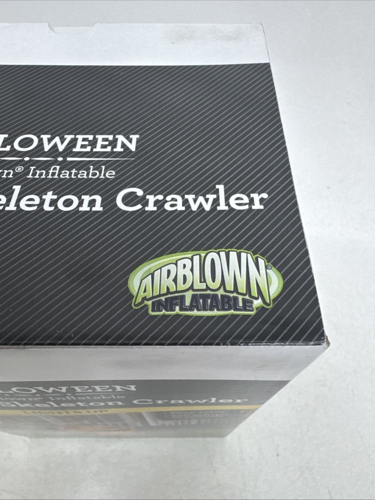 Halloween inflatable pumpkin skeleton crawler Lights Up 4’ Tall