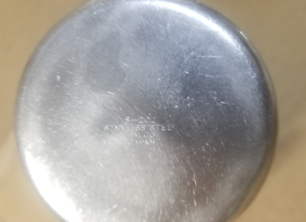 3 POLAR 133 HALCO S-202 Stainless Steel Creamer Cups