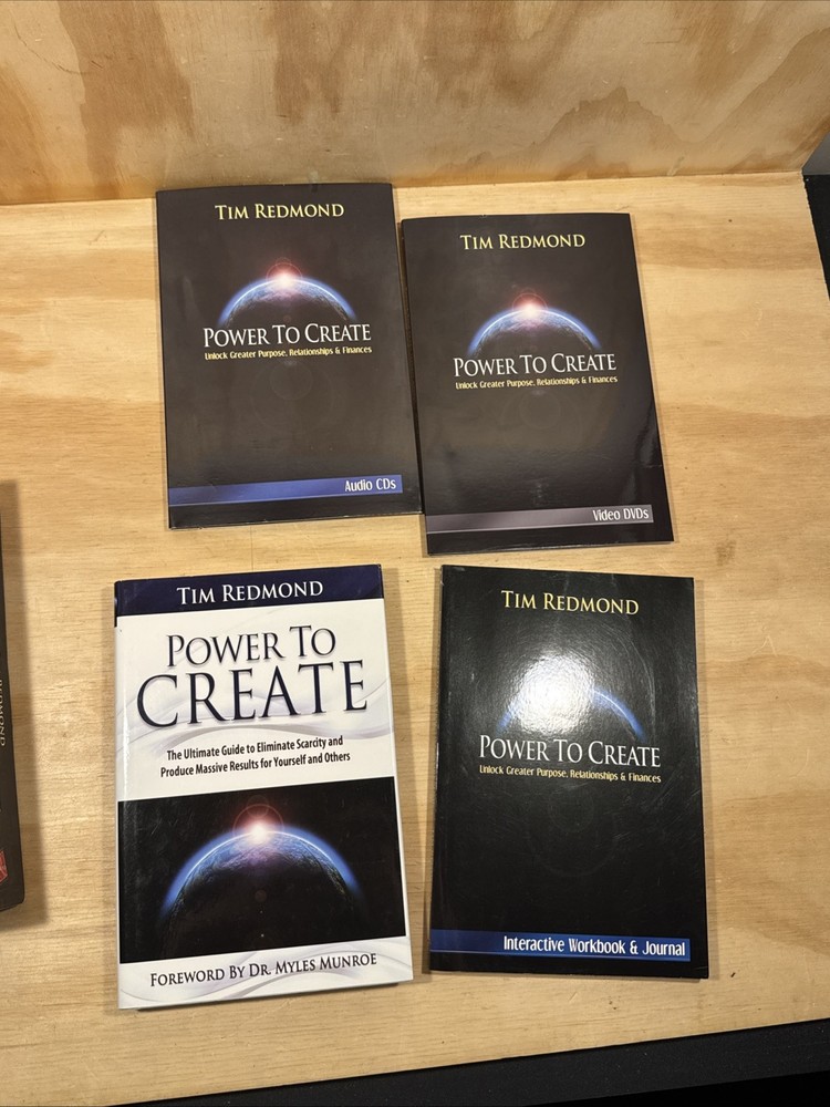 Tim Redmond Power to Create Curriculum Set DVDs, CDs, Workbook READ