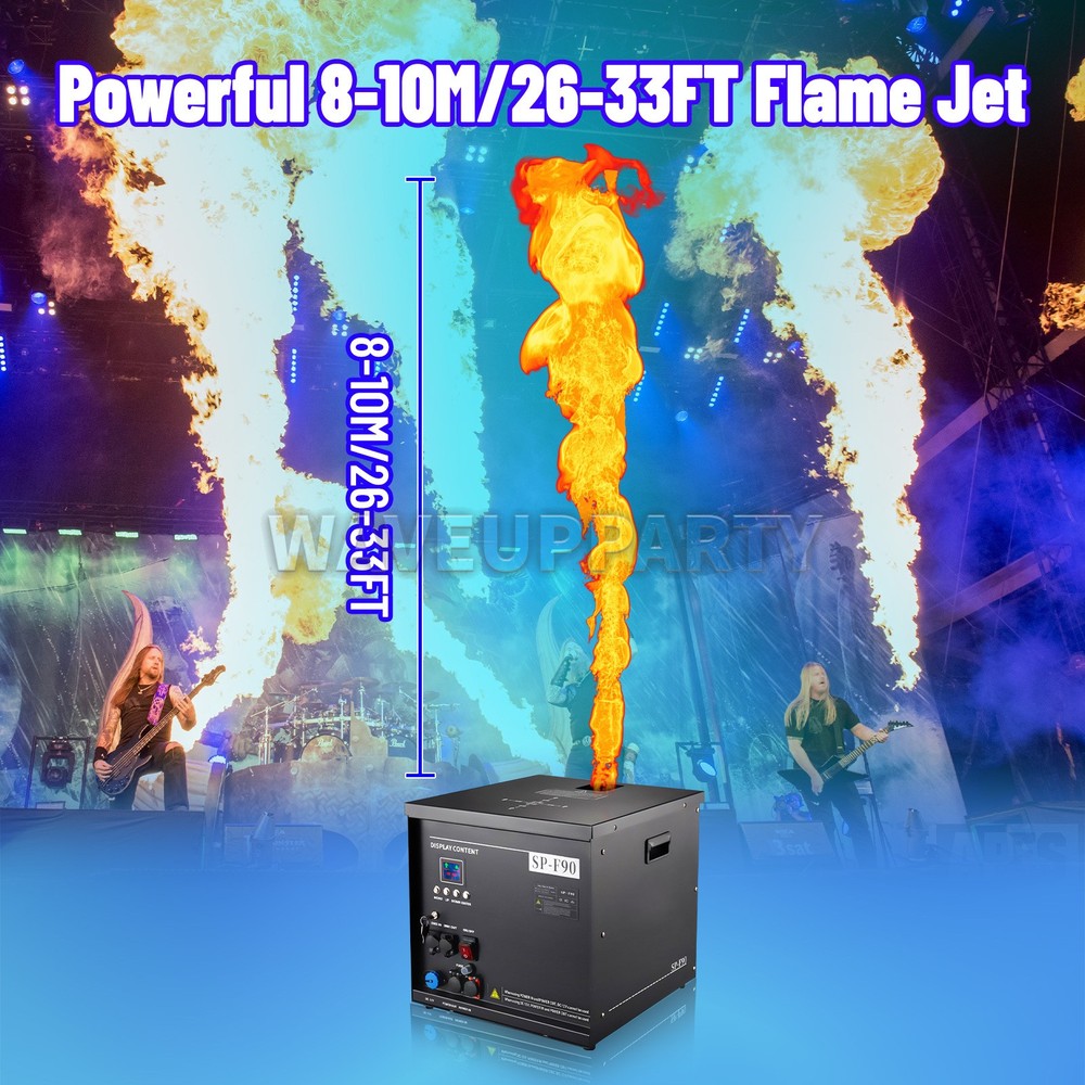 PAIDUN 350W Rainproof Fire Machine Flame Thrower Stage Effect Disco Show Event