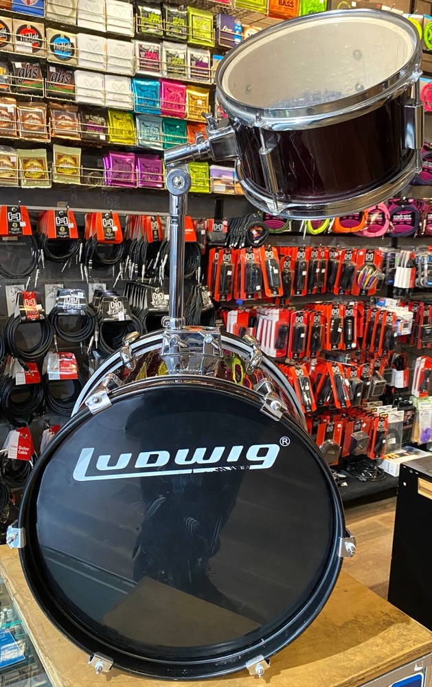 Ludwig Accent CS Combo Junior Gloss Red Sparkle Finish 2-Piece Drum Shell Pack