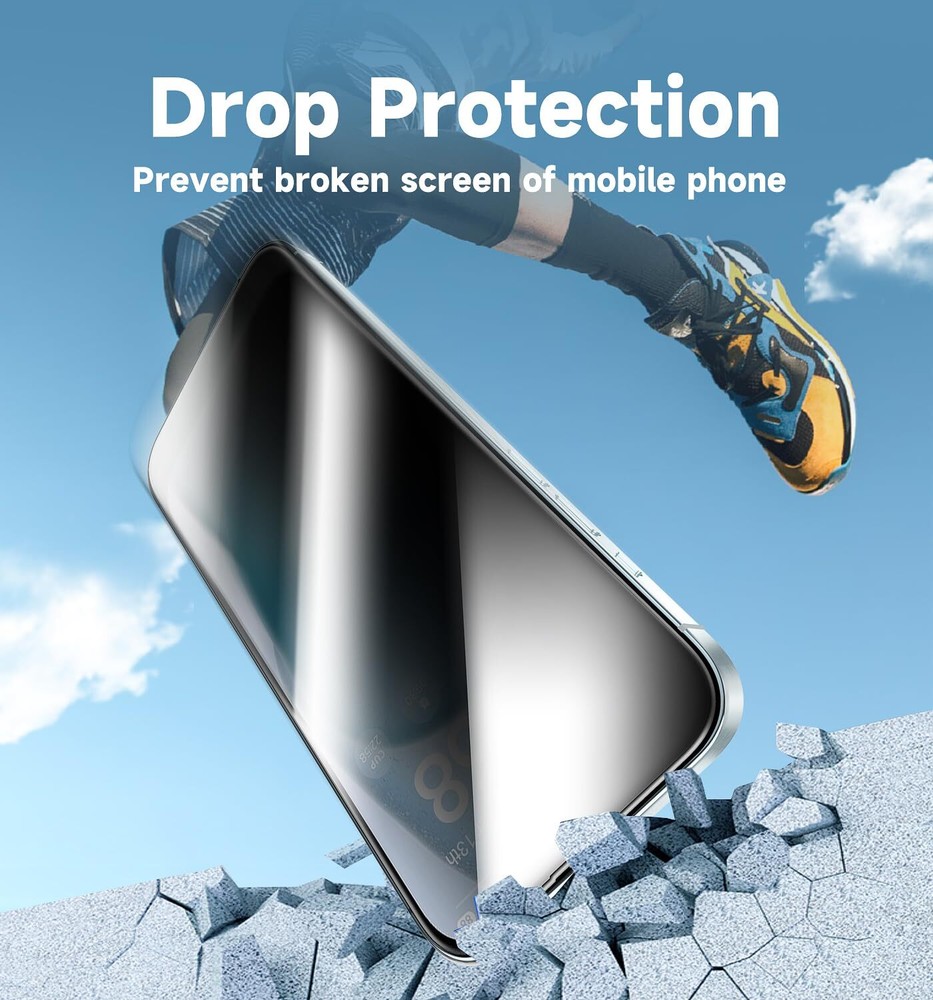 4Pack Auto Alignment Glass Screen Protector For iPhone 16 15 Pro Max 14 13 12 11