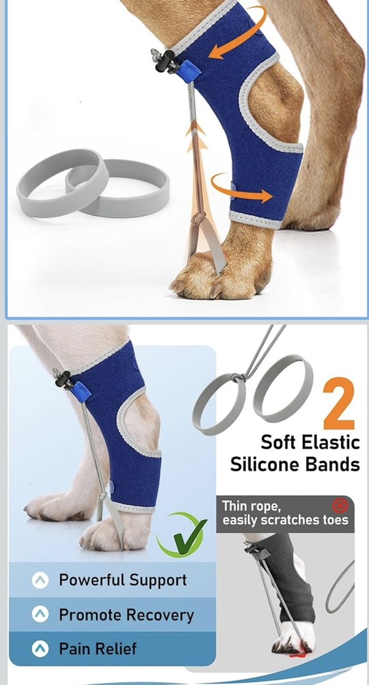 Supet  Knuckling Brace For Dog size:  medium