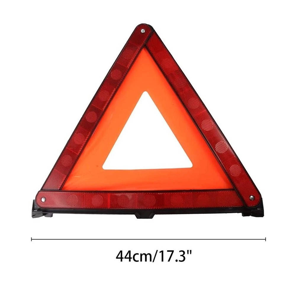 Large Reflective Car Warning Triangle Breakdown Hazard Road EU Emergency
