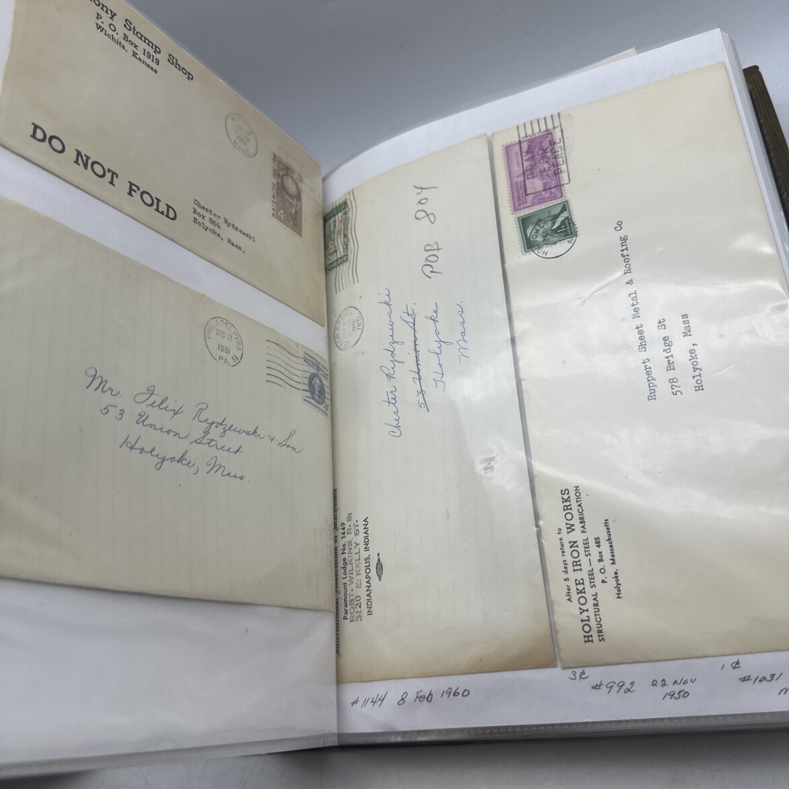 Vintage Stamp Covers Letters Lot 1960-1965 Postal History Collection (AA44)