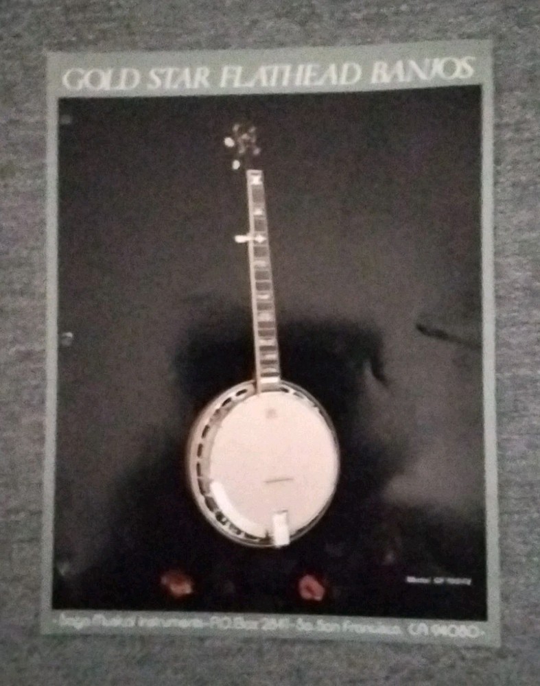 Gold Star FLATHEAD BANJO BROSHURE