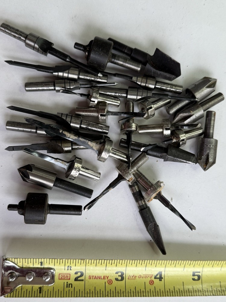 27 Woodworking Countersinks, Stanley And Others ~ Used