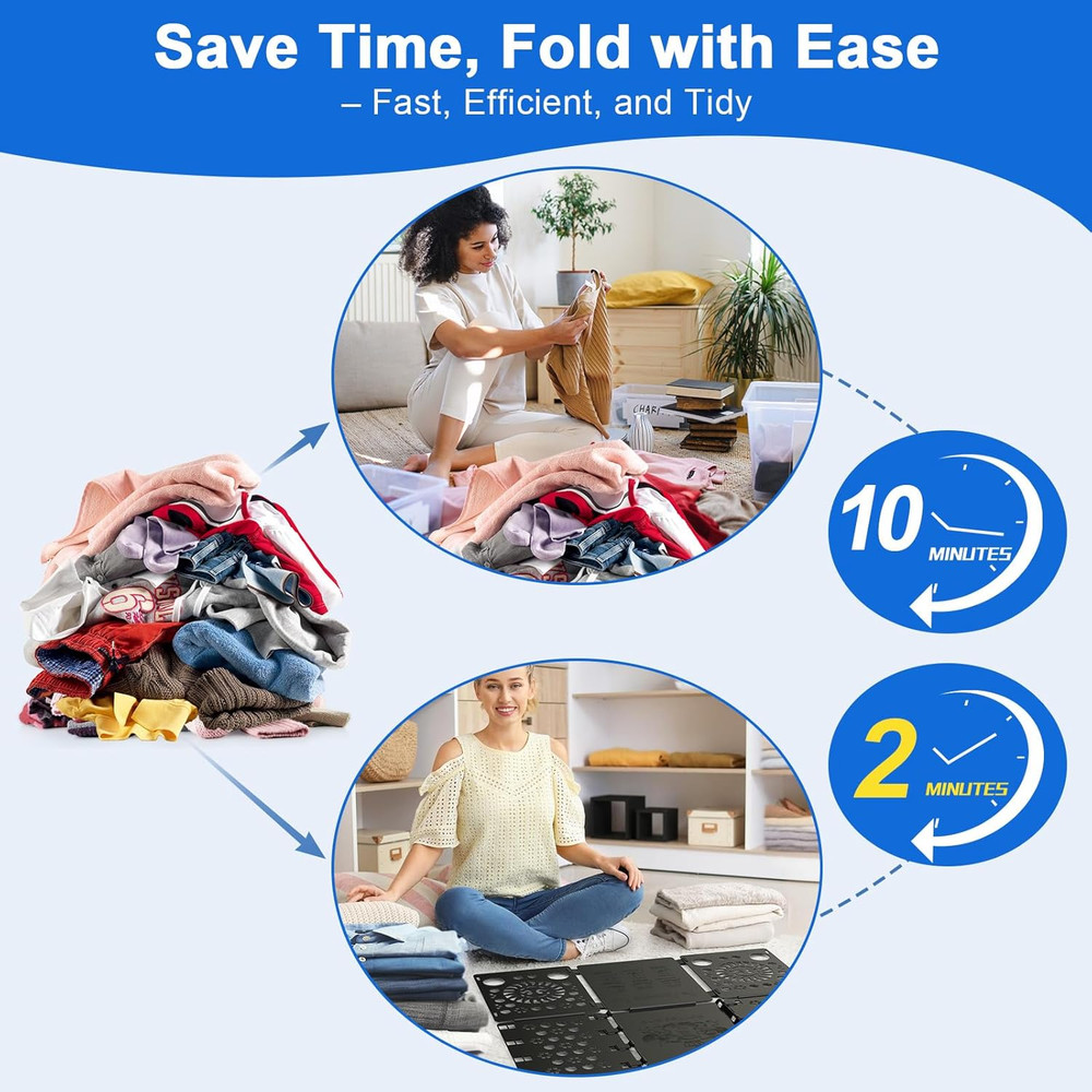 V3 Shirt Folder Board Tshirt Clothes Folder Folding Board Durable Laundry Sorter
