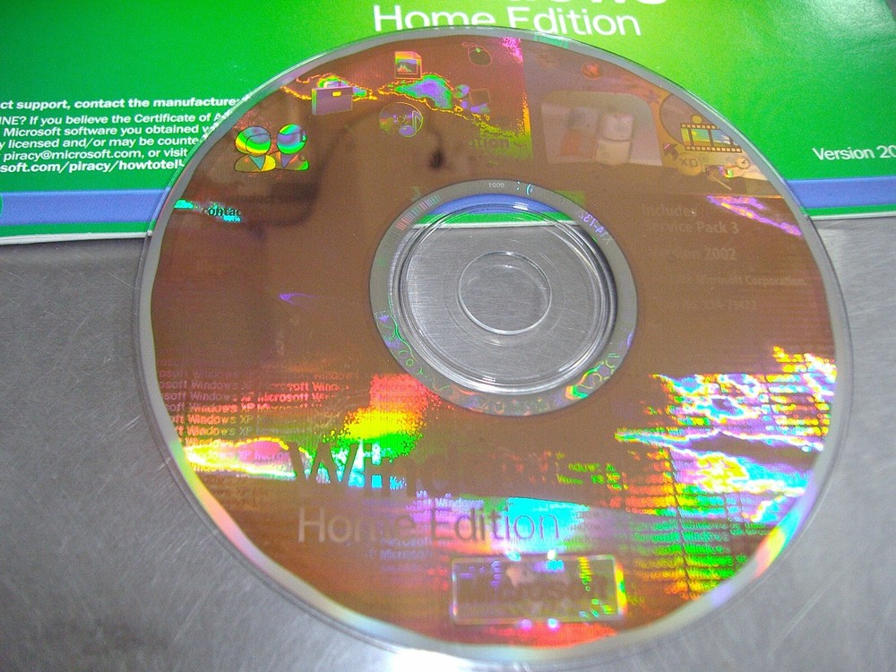 MICROSOFT WINDOWS XP HOME FULL w/SP3 OPERATING SYSTEM OS MS WIN =NEW=