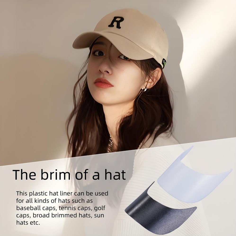 20 Pcs Baseball Caps Inserts Shapers Plastic Hat Inner Support Baseball Bump Cap