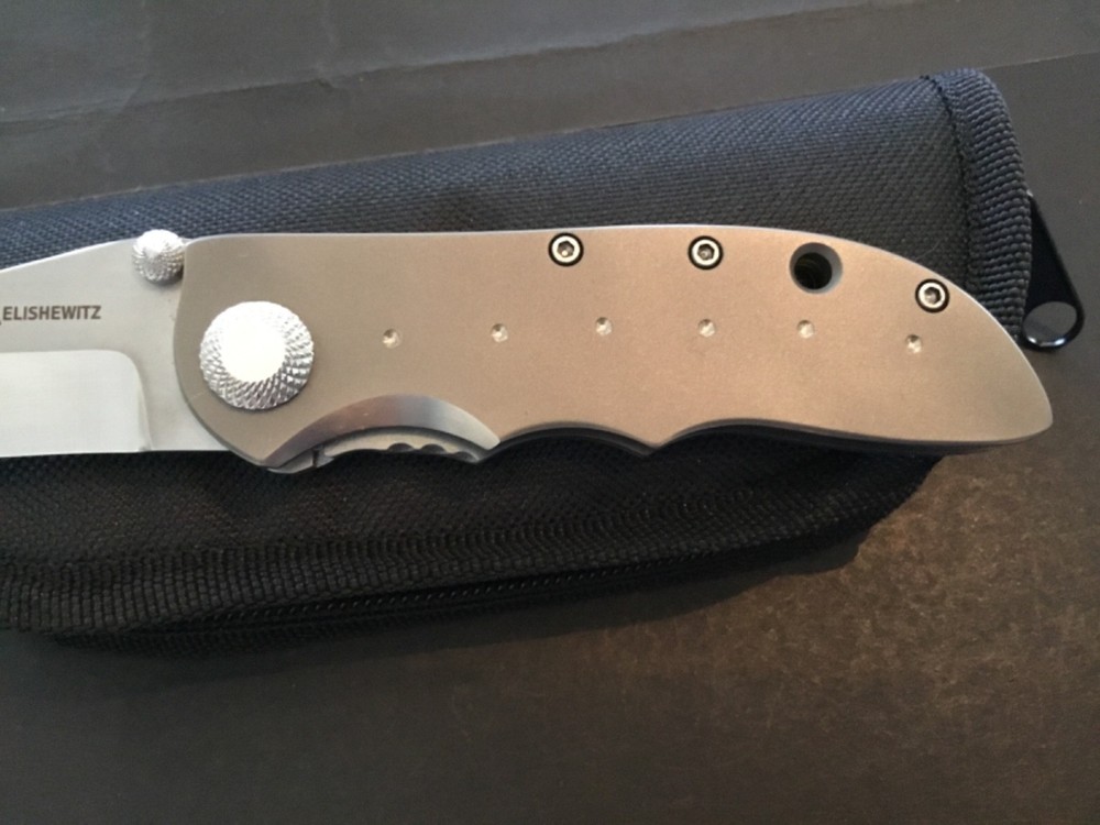 Custom Allen Elishewitz Ghost Flipper Folder Folding Knife