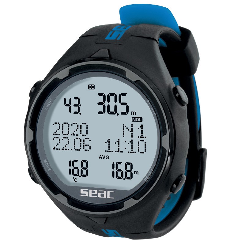Seac Action HR Black/Blue Dive Computer - Wrist Computer (1600006000525A)