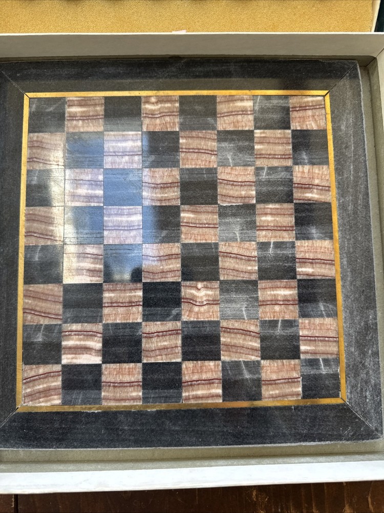 Vintage Marble Chess Set