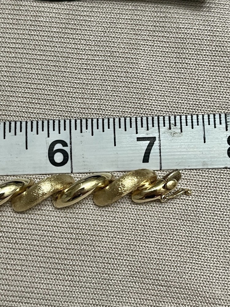 14k Solid Gold San Marco Bracelet