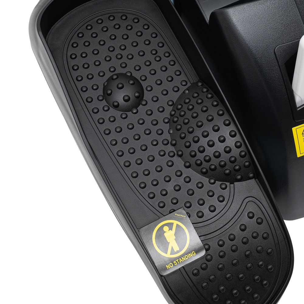 Electric Elliptical Trainer with Remote, LCD Screen, and Compact Design