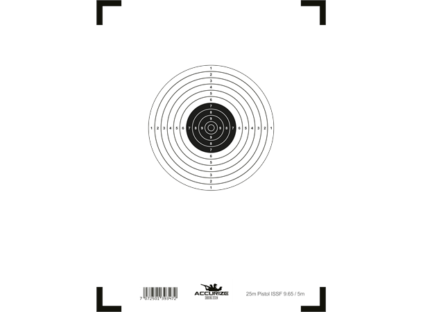 Front target for Accurize shooting system
