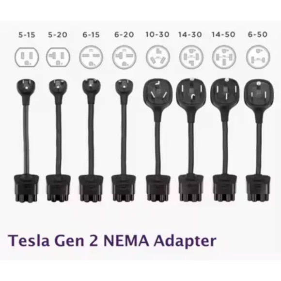 EV Charger Adapter Type 2 to Wall Plug EV Charging Cable Plug & Charge