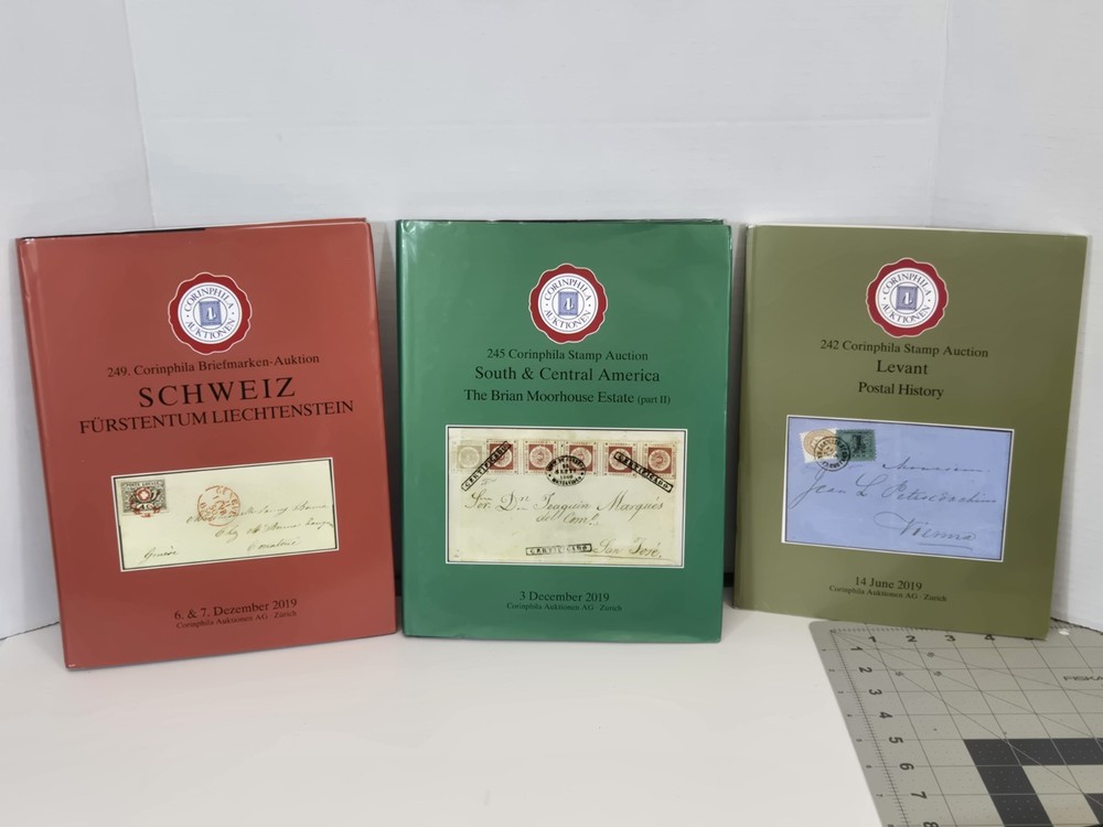 Corinphila Stamp Auction Catalog Lot Switzerland Levant Central America 2019