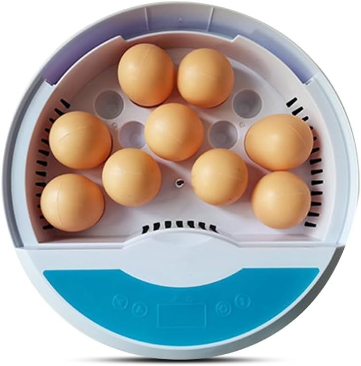 9 Egg Incubator w/ Temperature Control, Touch Operation& Temperature Display