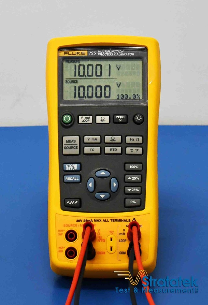 Fluke 725 Multifunction Process Calibrator - NIST Calibrated with Data