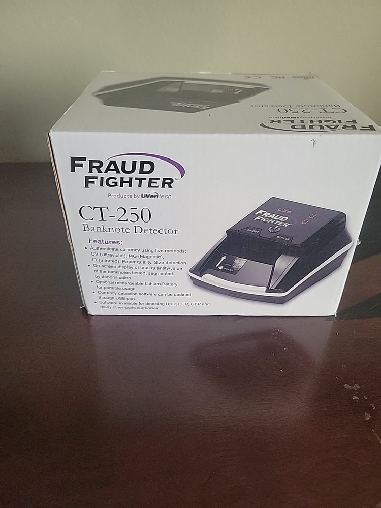 Bank Note Detector Machine - Black