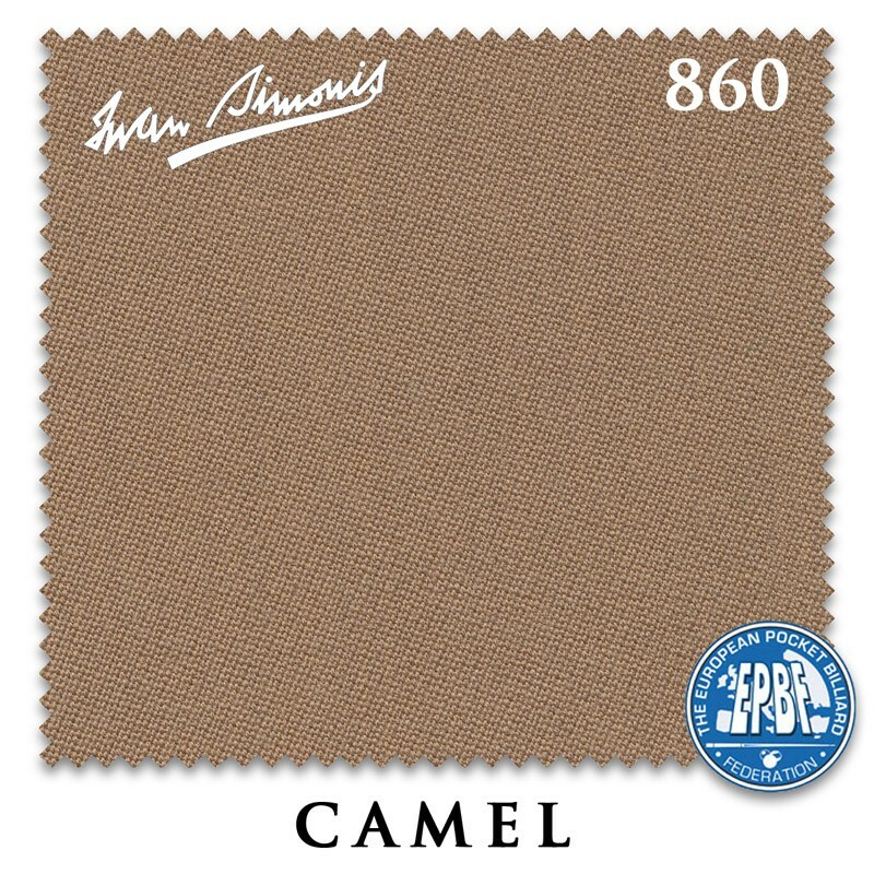 8' Oversized Simonis 860 Pool Table Cloth - Camel - AUTHORIZED DEALER