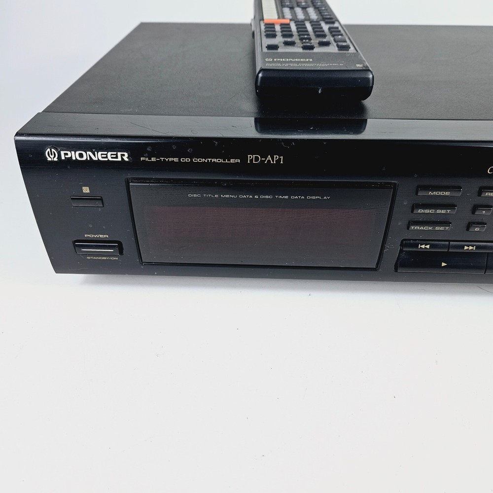 Pioneer PD-AP1 Compact Disc File System CD Controller w/ Remote Tested & Working