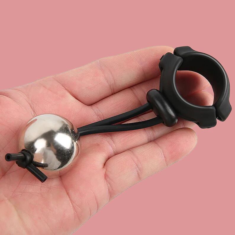 3 Size Penis Extender Enlarger Weight ALL Day Wearing Male Ball Stretcher Weight