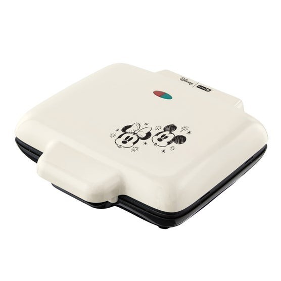 Dash Disney Waffle Maker No Drip Makes 4 Mini Waffles 4 inch Ceramic Non Stick