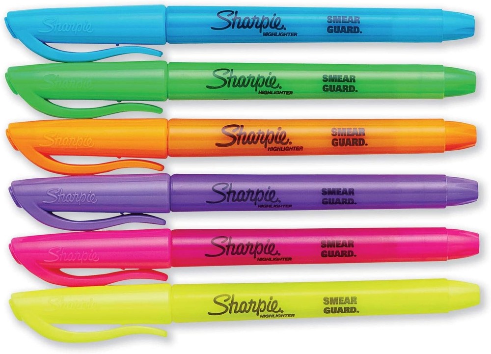 Sharpie Pocket Highlighters Chisel Tip 24 Count (Pack of 1), Assorted