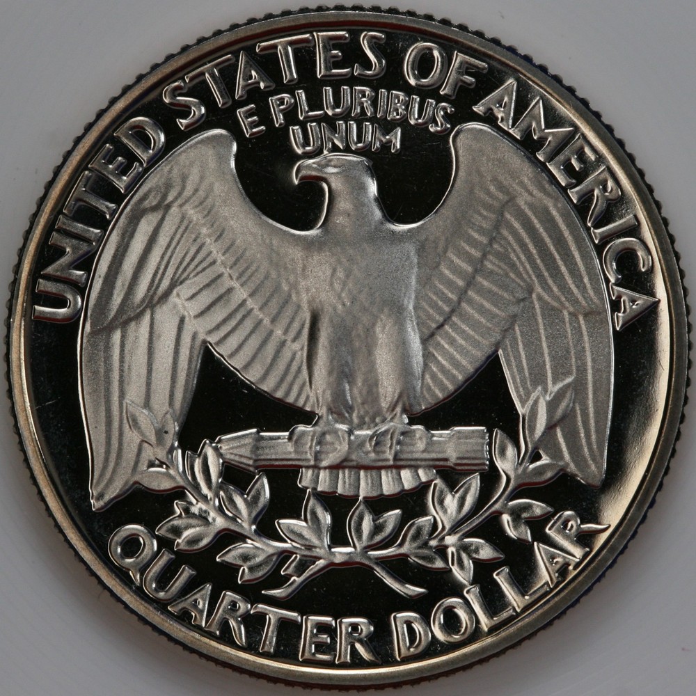 1982 S Gem DCam Proof Washington Quarter CN-Clad