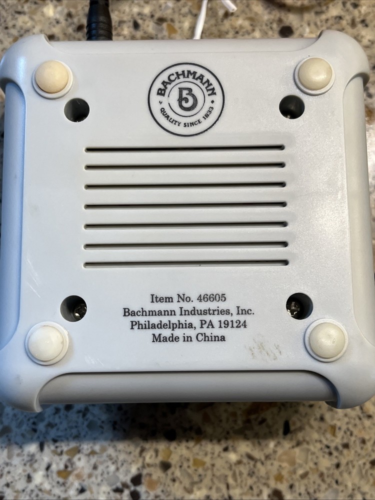 Bachmann Train Power Adapter #46605 Plug In Class 2 Transformer