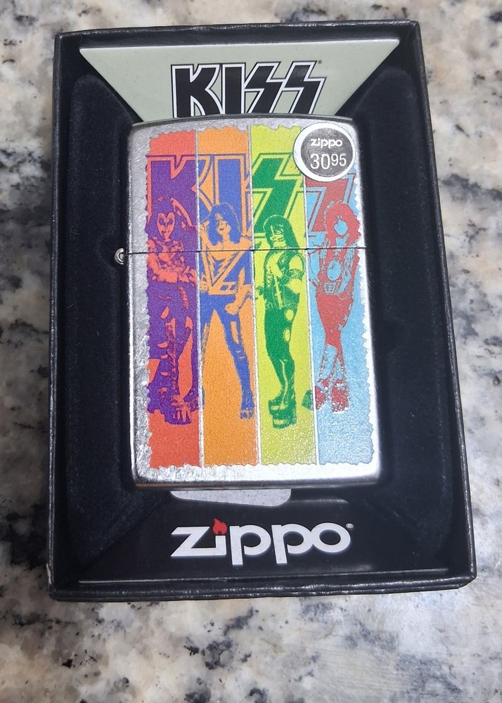 KISS ZIPPO LIGHTER AUTHENTIC 2025 LICENSED ROCK N ROLL