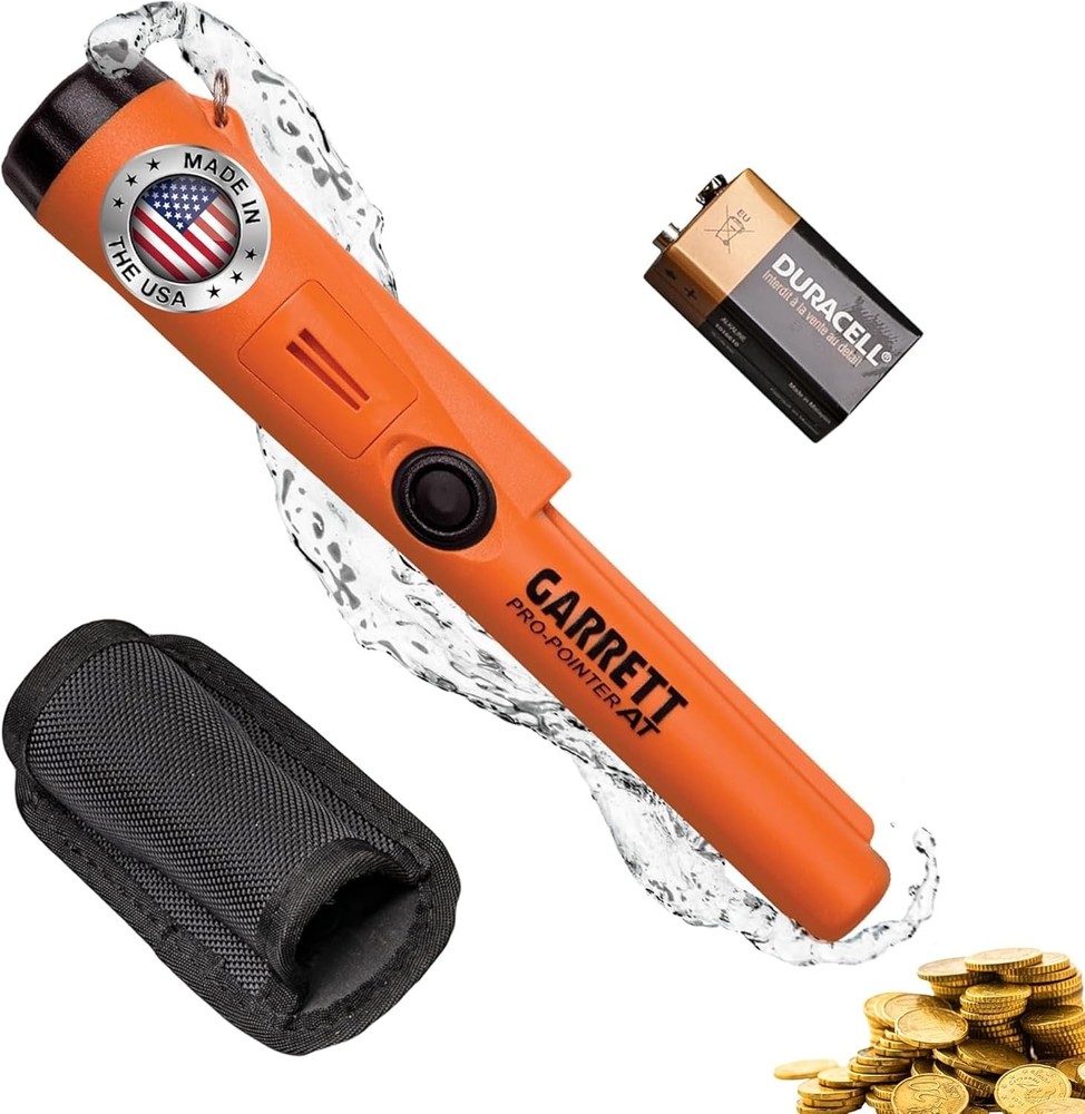 Garrett Pro-Pointer AT Waterproof Metal Detector Pinpointer 20ft Orange