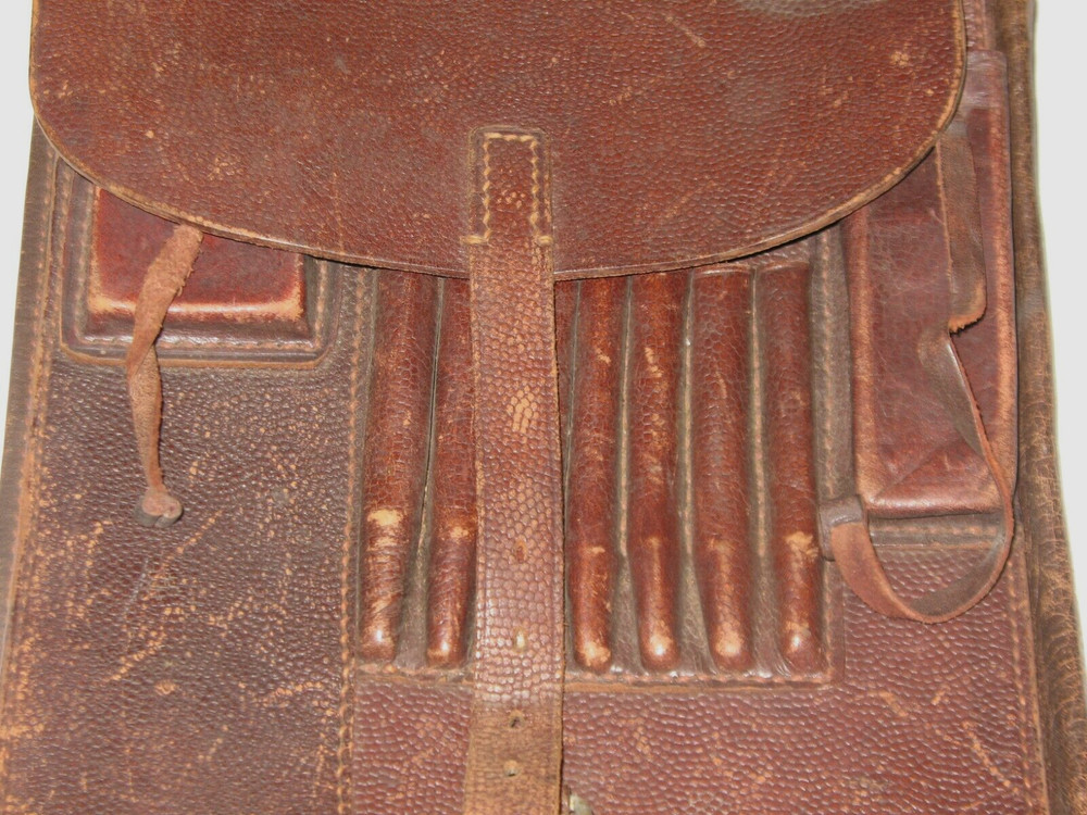 WW 11 War German Map Case Makers Name Printed Extra Nice Original Condition