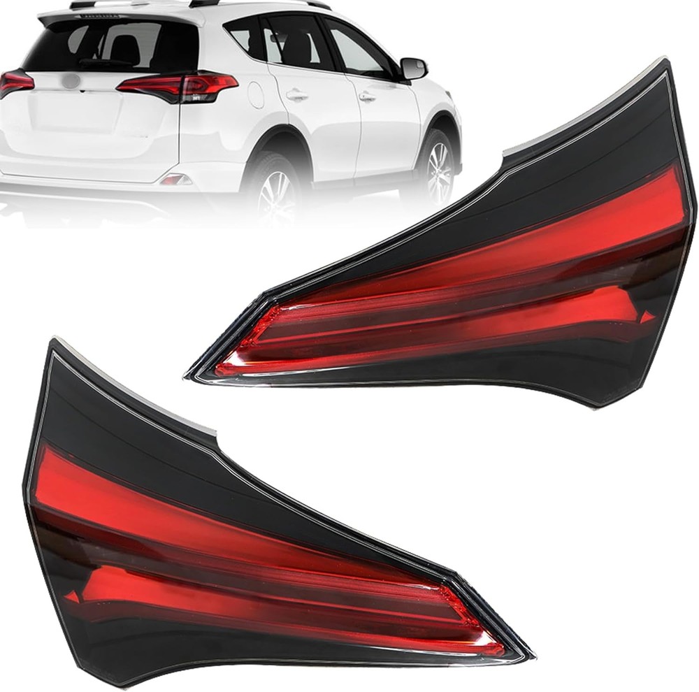 2-Pack Rear Left and Right Tail Light Brake Lamp Assembly Replacement for RAV