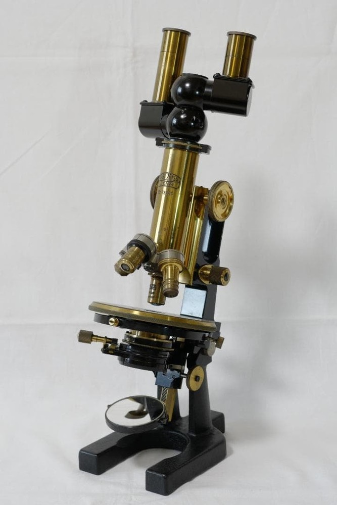 Antique Carl Zeiss Bitumi Binocular Attachment 1925 Microscope Accessory