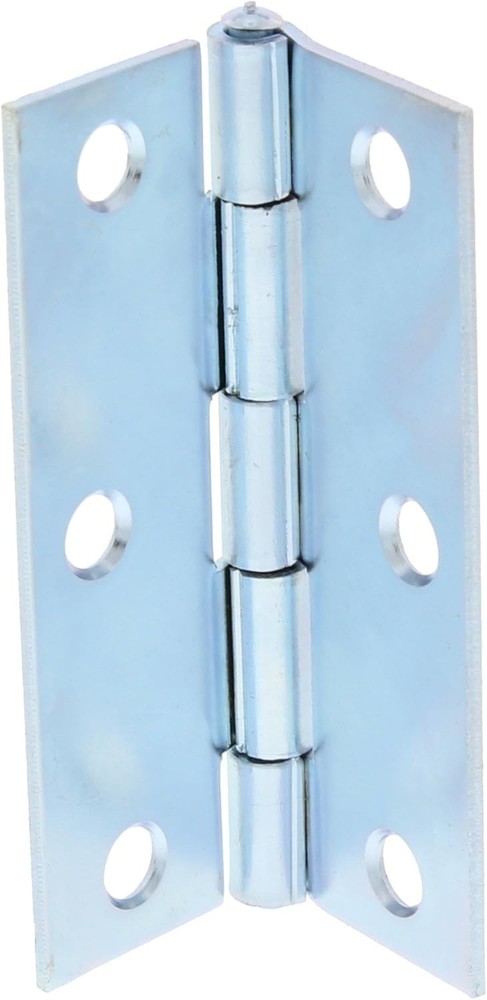 Quality Silver 2.5” Square Corner Hinges - Double Pack for Versatility