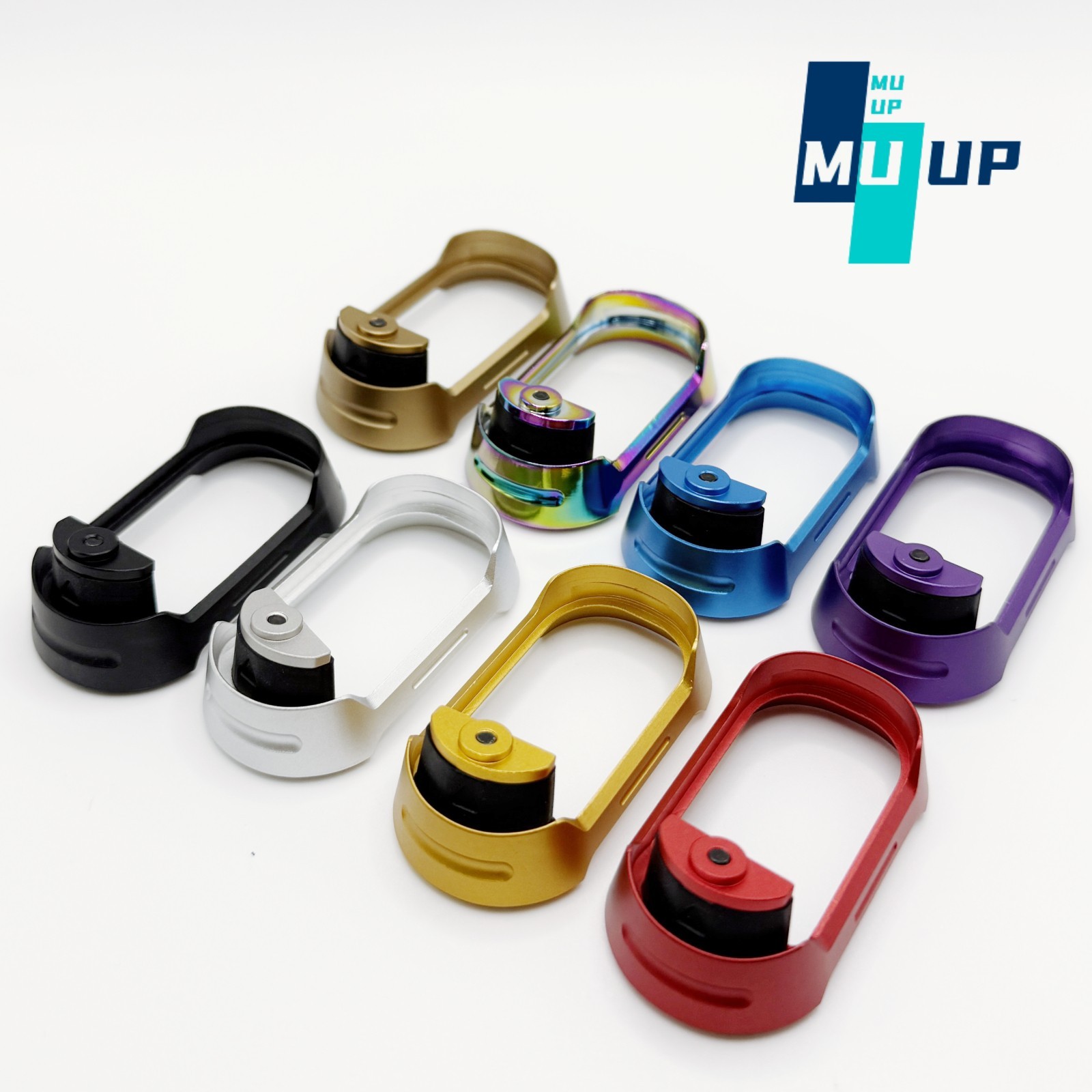 Flared Magwell For Glock 43X/48 MOS Anodized Finish black red gold silver rainbo