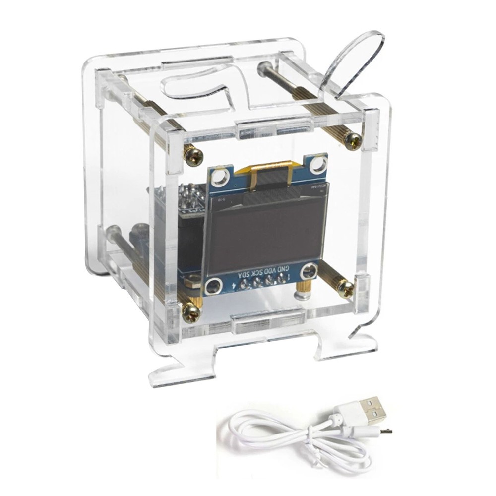 DIY electronic clock kit supports three interfaces displaying real-time time